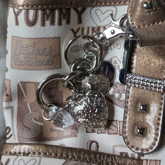 Kathy Van Zeeland Word Up Tote Shoulder Bag & Wallet - Picture 6 of 16